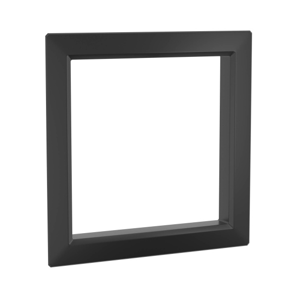 Купить DKC Декоративная вставка для рамок из натуральных материалов Avanti черная, 1 пост (2 мод.)