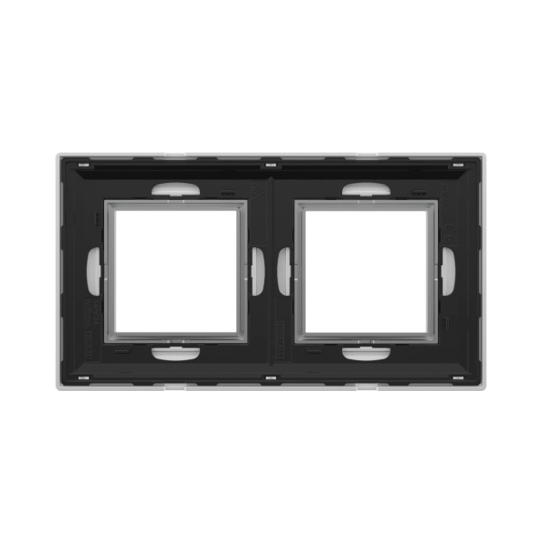 Купить DKC Рамка из металла, "Avanti", белая, 2 поста (4 мод.)