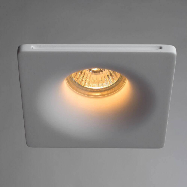 Купить Arte Lamp Invisible Белый Светильник точечный встаиваемый 35W GU10 A9110PL-1WH