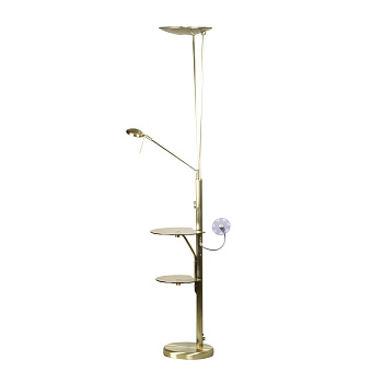 Citilux CL801003F Тандем Брон.Ст. Светильник Напол. +USB вент.