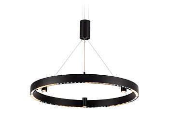 Ambrella Светильник подвесной светодиодный FL5845/1+3 BK черный 40W 3000K/4200K/6400K D600*1200 (без ПДУ)