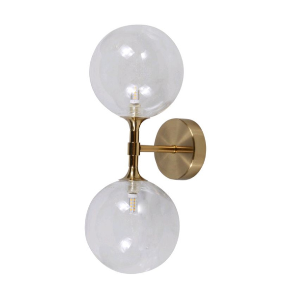 Kink Light 07603-2 E14 Бра Киара бронза w38*15 h13 E14 2*5W, диаметр плафонов 15см