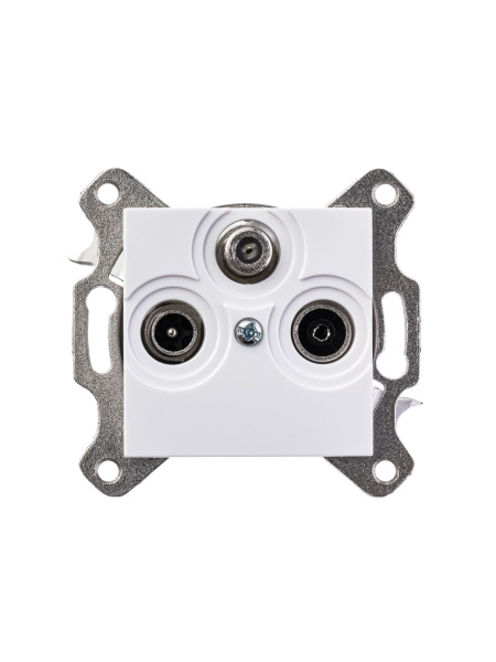 Купить ABB EPJ Levit белый / белый Розетка TV-R-SAT, белый 2CHH083303A6003