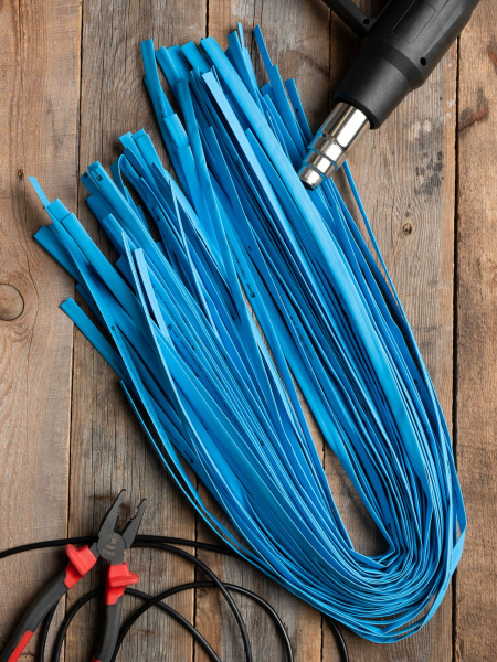 Купить EKF PROxima Термоусаживаемая трубка ТУТ нг 12/6 синяя в отрезках по 1м