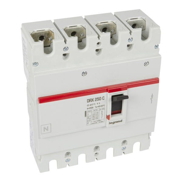 Legrand DRX250 термомагнитный 250A 4П 18KA 027111