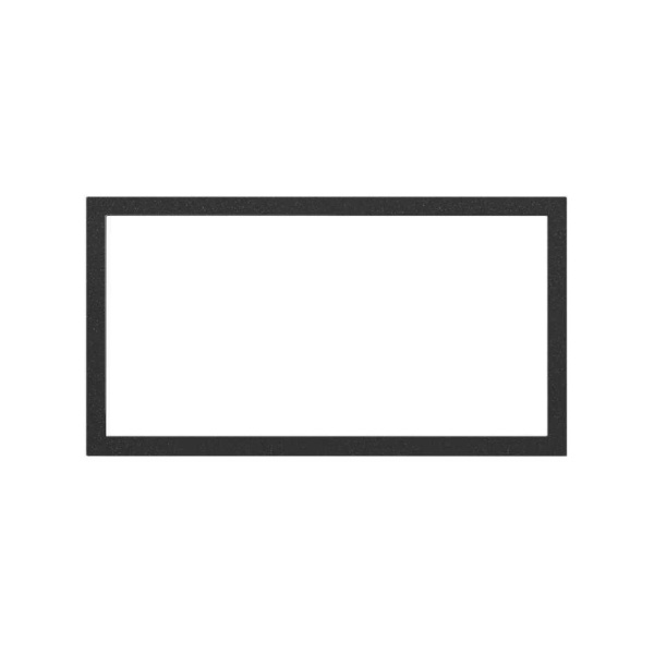 Simon 100 Черный матовый Рамка «минимум» на 2 поста 10001620-238