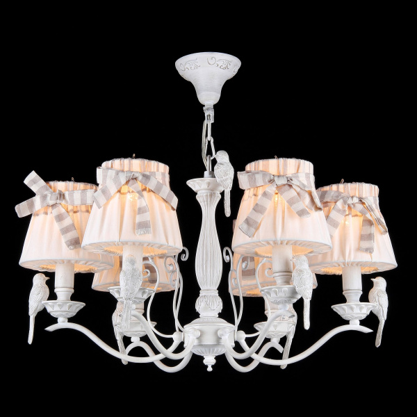 Купить Maytoni Elegant Bird Белый Антик Люстра 6xE14 40W ARM013-06-W