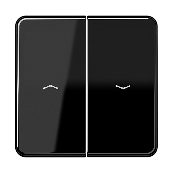 JUNG CD 500/CD plus Черная Клавиша 2-ая жалюзийная CD595PSW