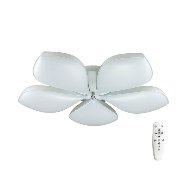 Купить Lumion 3645/60CL LN18 034 матовый белый Люстра потолочная LED 60W 3000-6000K с пультом 220V GABRIELLA