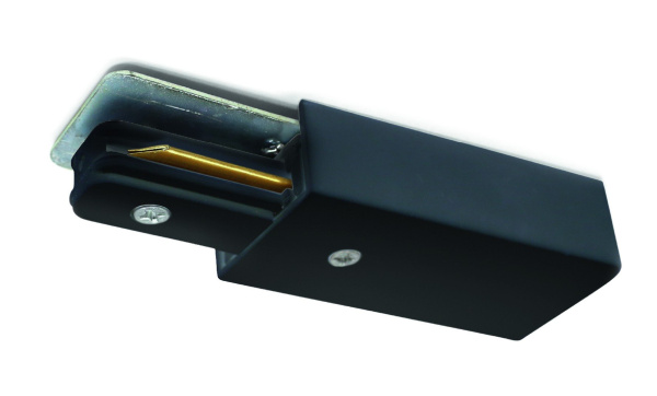 Arte Lamp Track Accessories Черный Коннектор-токоподвод для шинопровода (трека) A160006