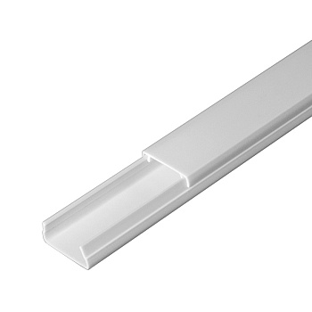 Промрукав Кабель-канал белый в г/к 20х10 (180м/уп) PR.0520102