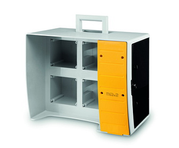 DKC MBOX2 Корпус на 16 модулей и 4 поста с основанием 136х125 мм.