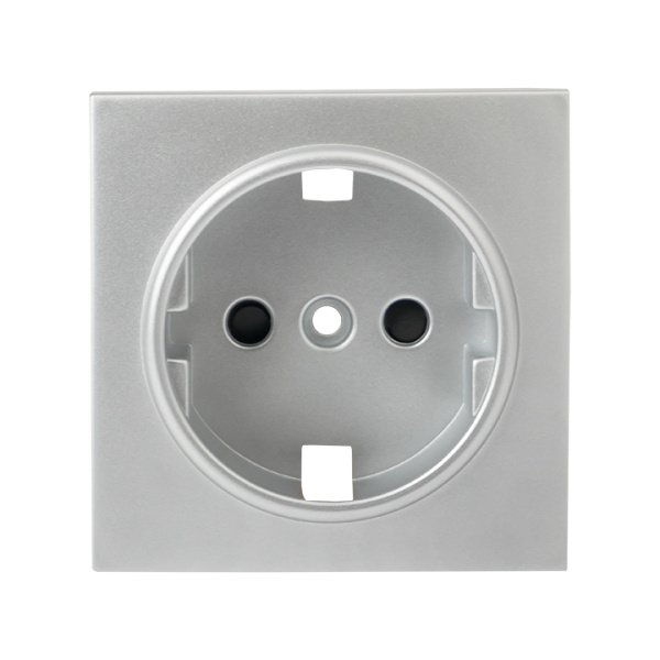 Купить EKF PROxima Валенсия лицевая панель розетки 1-местной с/з 16А сталь с защ. штор.