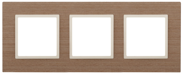 ЭРА 14-5303-07 Elegance Ясень/сл.кост Дерево Рамка 3-ая