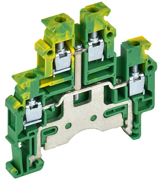 IEK Колодка клеммная CTS-ML-PEN земля 2 ур. 4мм2