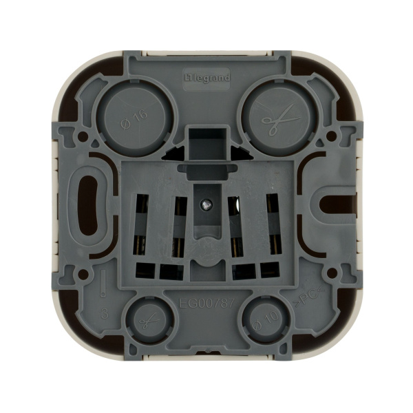 Купить Legrand Quteo Бежевый Розетка б/з 782240