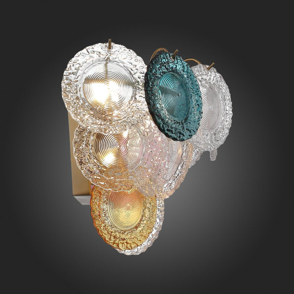 Купить ST Luce SL420.201.05 Бра Золотая медь/Мульти G9 5*3W