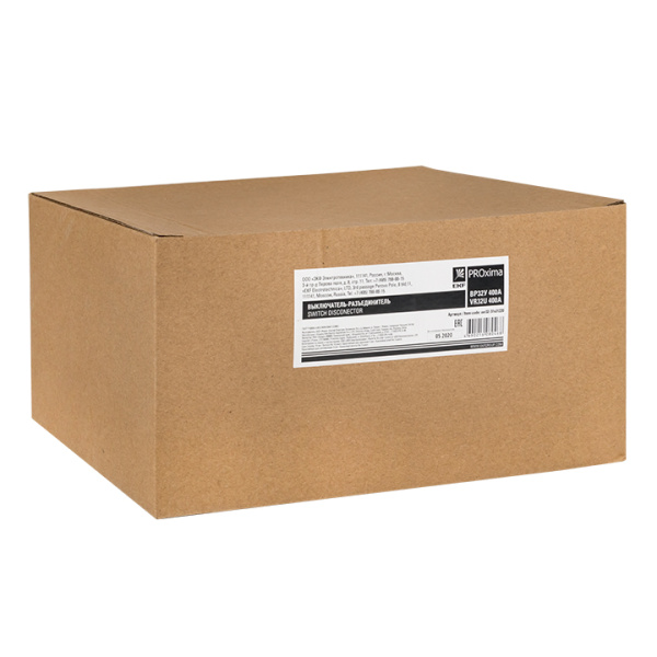 Купить EKF PROxima Выключатель-разъединитель ВР32У-37А31220 400А 1 направ. с д/г камерами несъемная левая/правая рукоятка MAXima