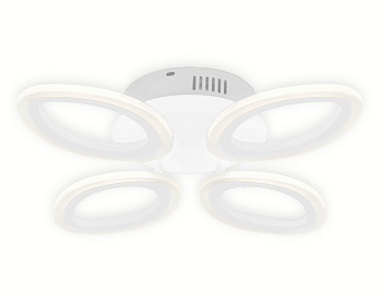 Ambrella Потолочный светодиодный светильник с пультом FA4485/4 WH белый 4200K/3000K+6400K/6400K+3000K 34W 430*430*80 (ПДУ ИК)