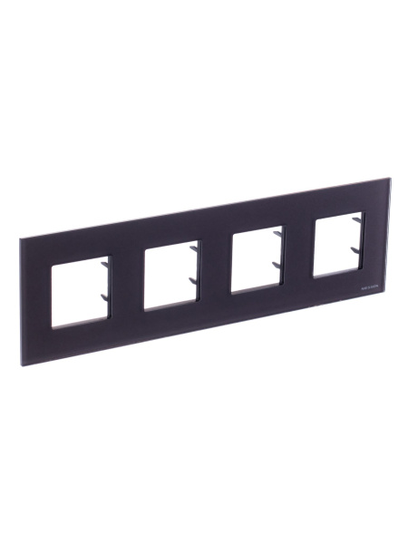 Купить ABB NIE Zenit Стекло кофейное Рамка 4-я 2+2+2+2 мод 2CLA227400N3701