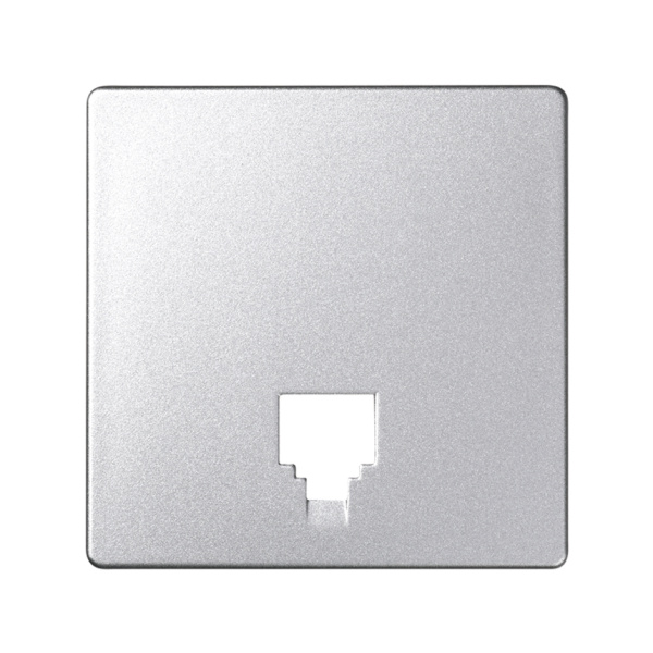 Simon 82 Detail Алюминий Накладка Розетки ТЛФ 1-ой 82062-93