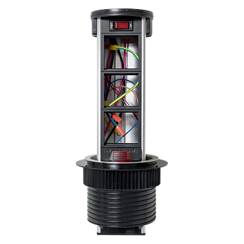 EKF PROxima Встраиваемая мини-колонна с беспроводной зарядкой 15Вт, 6 модулей C-Line