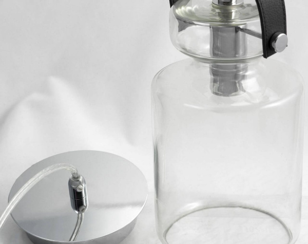 Купить Lussole LOFT Металл Хром /  Стекло Подвес E14 40W LSP-9638