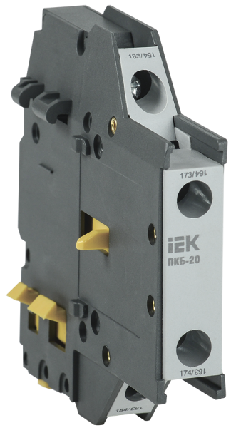 Купить IEK Контакт боковой дополнительный ПКБ-20 2з