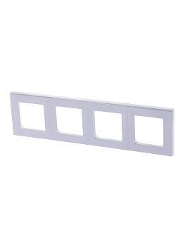 ABB EPJ Levit белый / ледяной Рамка 4 поста 2CHH015040A6001