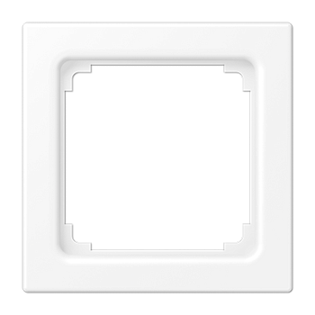 JUNG LS 990 Белый матовый Рамка промежуточная для монтажа устройств 50х50 LS961ZWWM