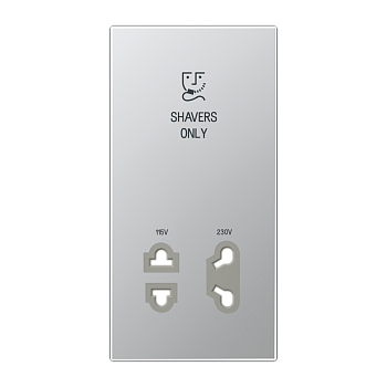 JUNG Накладка бритвенной розетки алюминий SOAL7522PL