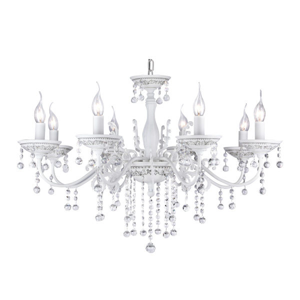 Maytoni Elegant Bellona Белый Люстра 8xE14 60W ARM386-08-W Купить Maytoni Elegant Bellona Белый Люстра 8xE14 60W ARM386-08-W