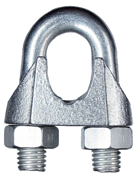 Tech-Krep Зажим троса дугообразный 8 мм DIN 741 (2 шт) - ярлык 102738