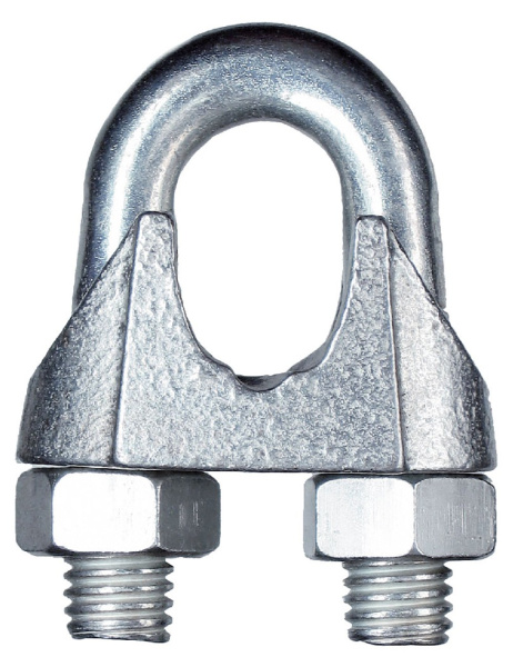 Tech-Krep Зажим троса дугообразный 8 мм DIN 741 (2 шт) - ярлык 102738