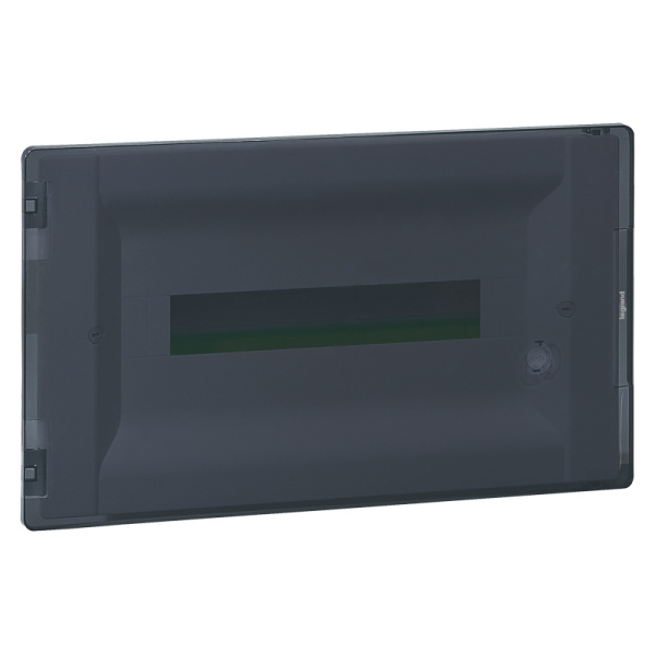 Купить Legrand Practibox Бокс скрытого монтажа IP40 IK07 2 рейки 36М с клеммиком заземления, прозрачная дверь 401707