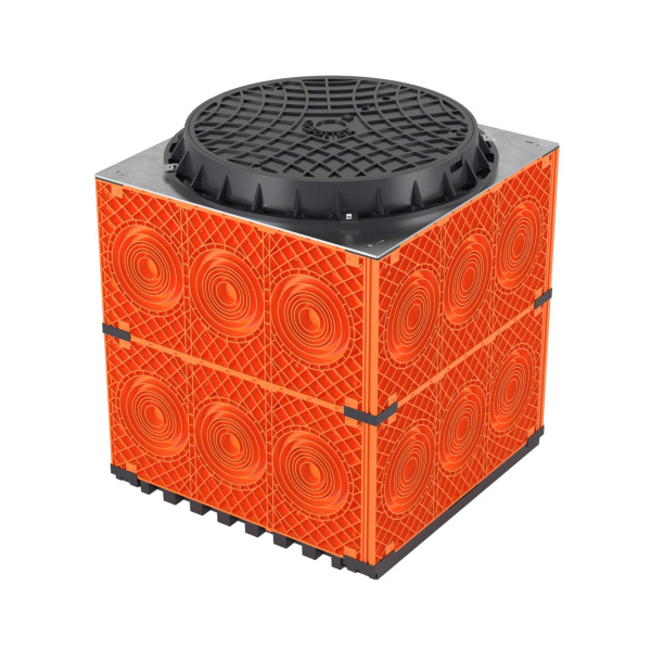 DKC Колодец пластиковый для кабельной канализации с пластиковым люком, F0,750х750х750