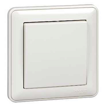 Systeme Electric Wessen 59 Бел Выключатель 1-клавишный, 10А, (в сборе)