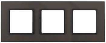 ЭРА 14-5103-32 Elegance Серый/антрацит Стекло Рамка 3-ая