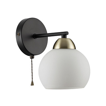 Lumion 4595/1W COMFI черный, бронза Бра с выключателем E27 40W 220V ROWAN