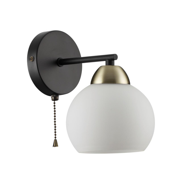 Lumion 4595/1W COMFI черный, бронза Бра с выключателем E27 40W 220V ROWAN