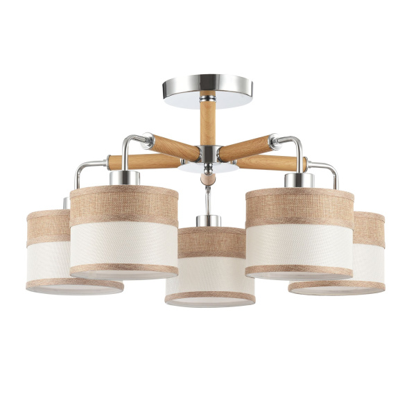 Купить Freya Modern Helen Хром Потолочный светильник E27 40W FR5329-PL-05-CH