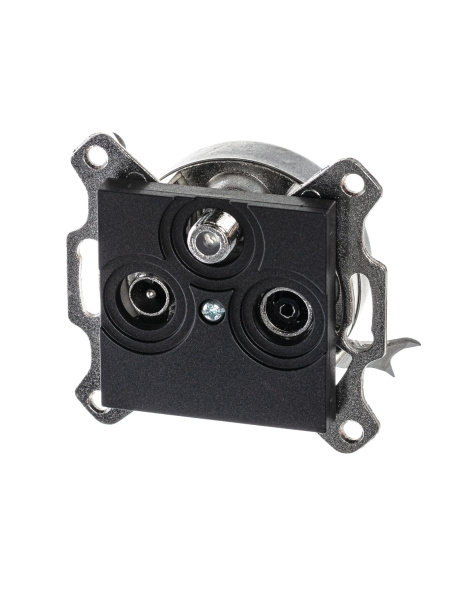 ABB EPJ Levit антрацит / дымчатый чёрный Розетка TV-R-SAT, антрацит 2CHH083303A6063