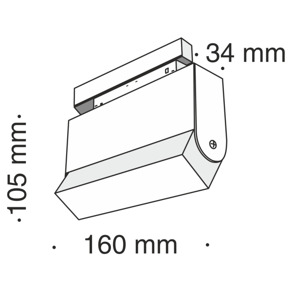 Купить Maytoni Трековый светодиодный светильник  Track lamps TR013-2-10W3K-B