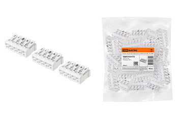 TDM Клемма пружинная соединительная КСП5-3L+N+PE, 16 A SQ0510-0115
