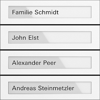 Gira Модуль кнопок вызова System 106 4-местн. 5534902