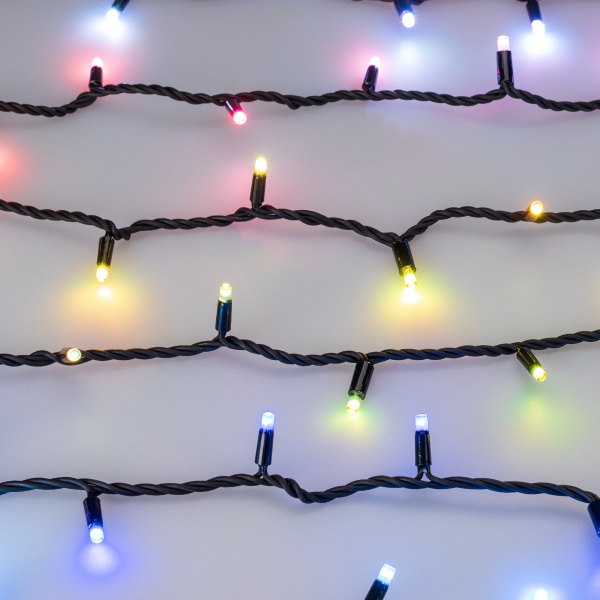 Купить Arlight Светодиодная гирлянда ARD-STRING-PRO-10000-BLACK-100LED-LIVE RGB-DMX (24V, 10W) (Ardecoled, IP65) 031750