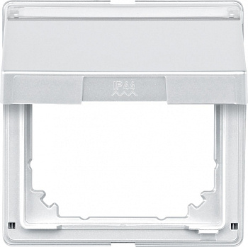 SE Merten Aquadesign Полярно-Бел Кольцо промежуточное с крышкой и полем для надписи (MTN516619)