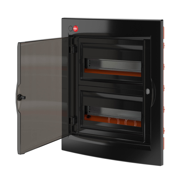 Купить DKC Щиток встраиваемый 24 мод.,IP 41 , черный