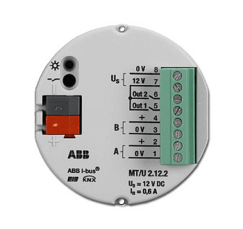 ABB KNX Терминал для датчиков безопасности 2-х канальный, MT/U 2.12.2 2CDG110111R0011