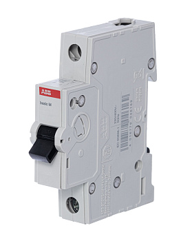 ABB Выключатель автоматический 1P, 20A, C, 4,5кА, BMS411C20 2CDS641041R0204 ABB Выключатель автоматический 1P, 20A, C, 4,5кА, BMS411C20 2CDS641041R0204